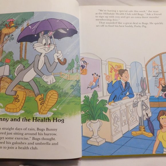 Vintage Bugs Bunny Stories A Golden Treasury Book 1990 - Picture 5 of 5